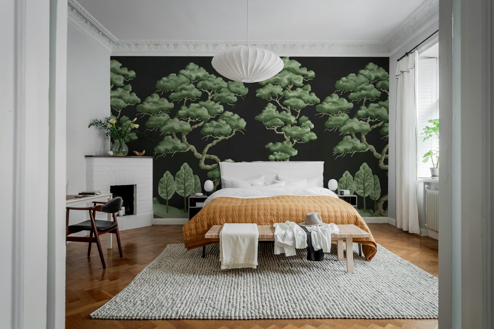 Poetic Trees, Black, Rebel Walls 3