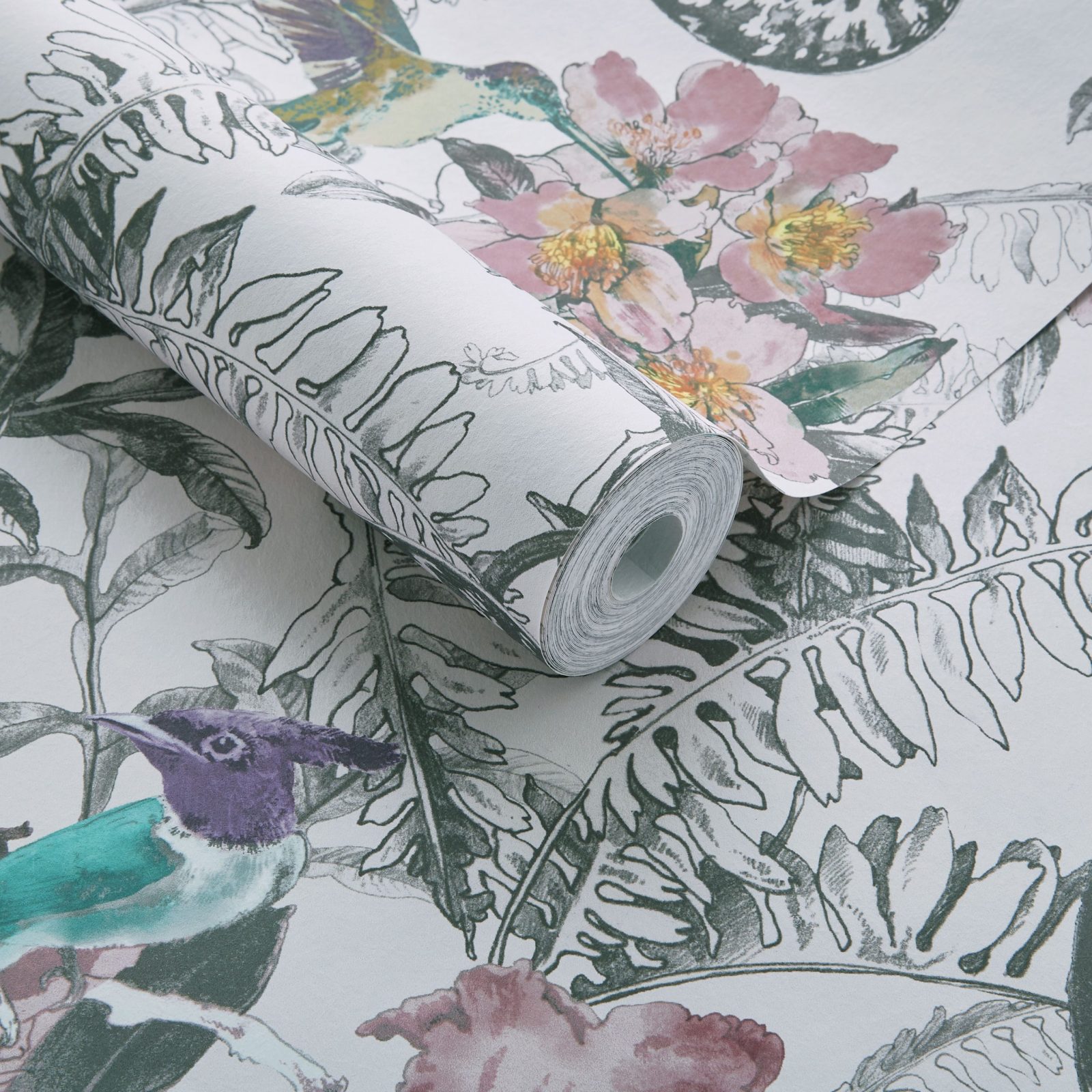 Hedgerow, Chamomile Pink Luxury Feature, 1838 Wallcoverings, 5.3mp / rola 3