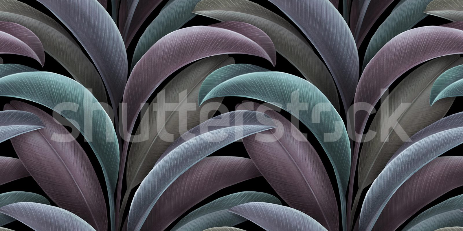 Grand Leaves, Purple, Rebel Walls