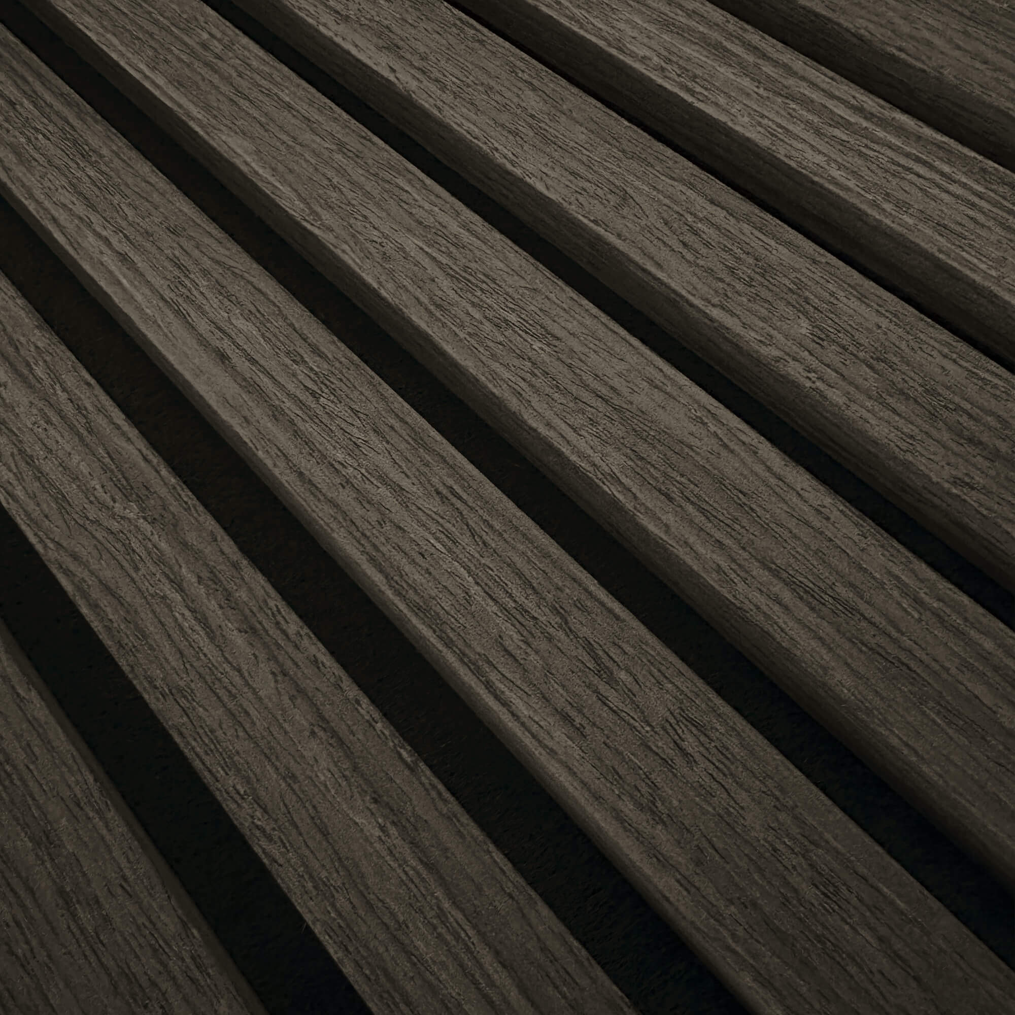 Riflaj decorativ MDF, Walnut, fonoabsorbant, 270x28cm, Lamelio