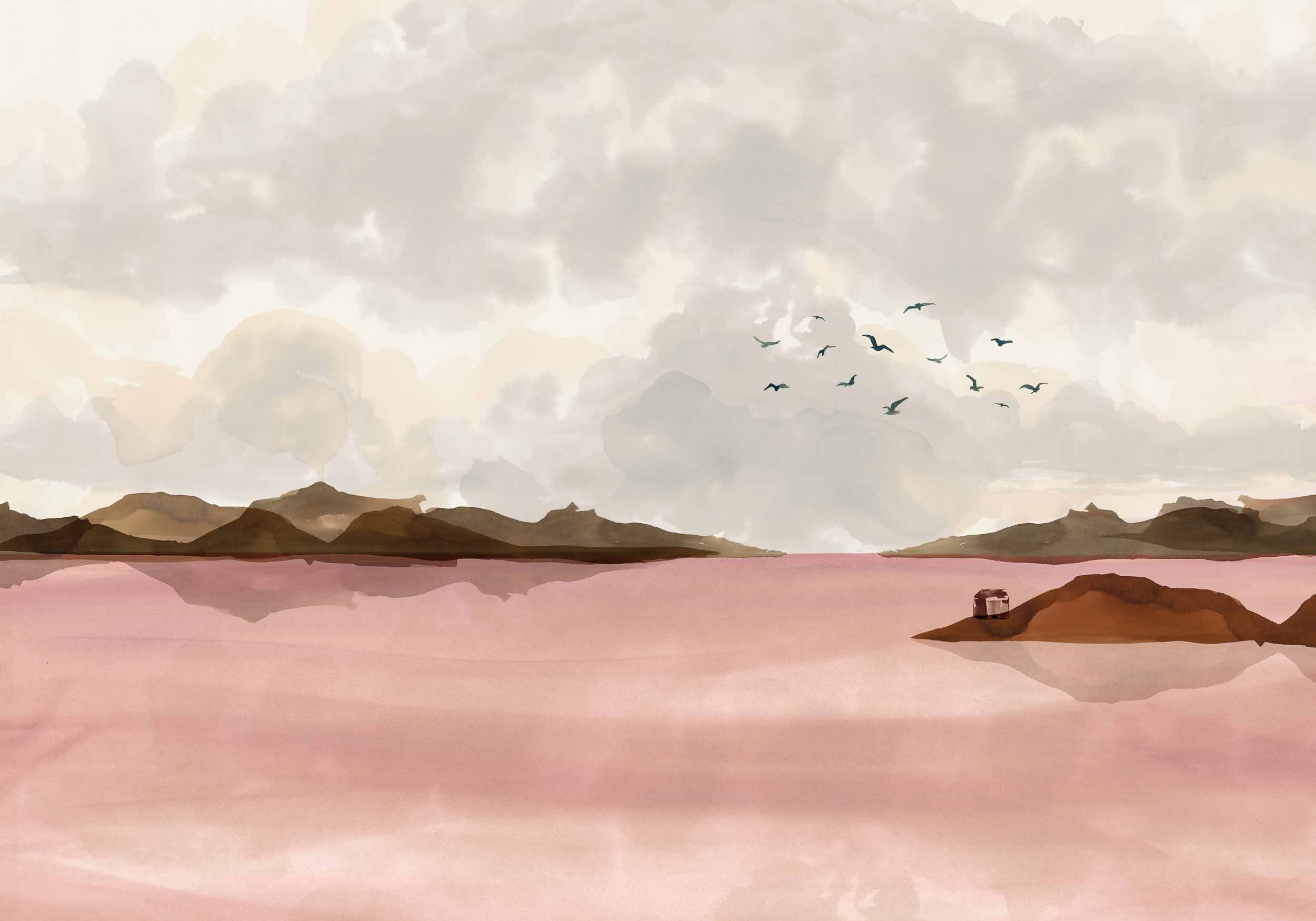 Dungeness View, Pink, Coordonne