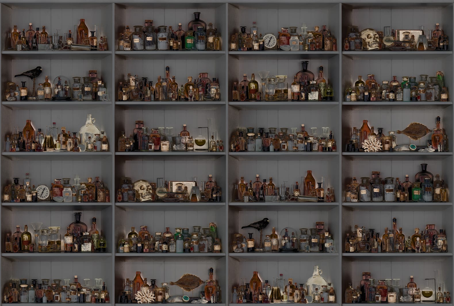 3D Cabinet of Curios, Night, Rebel Walls