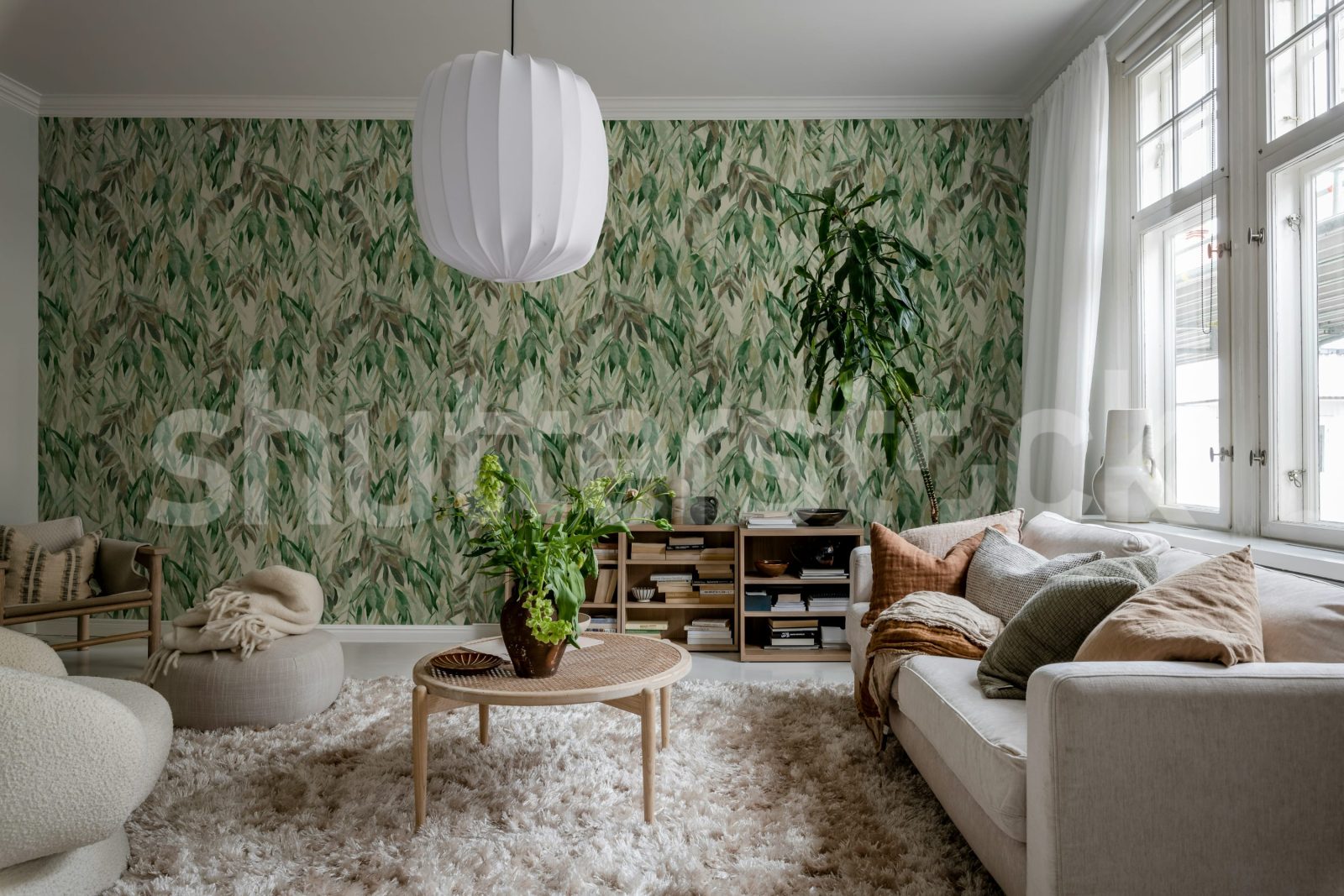 Hanging Branches, Warm Green, Rebel Walls 2