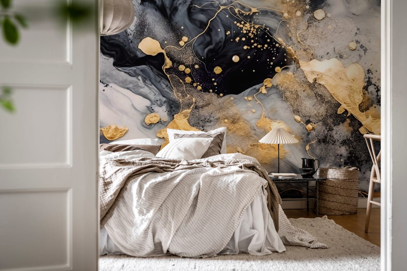 Marble Stream, Black, Rebel Walls 2