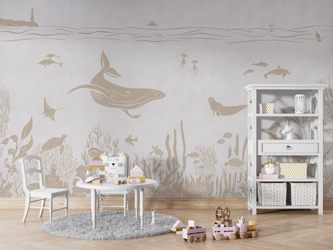 Monochrome Sea - White Vintage, Kikki Belle 5