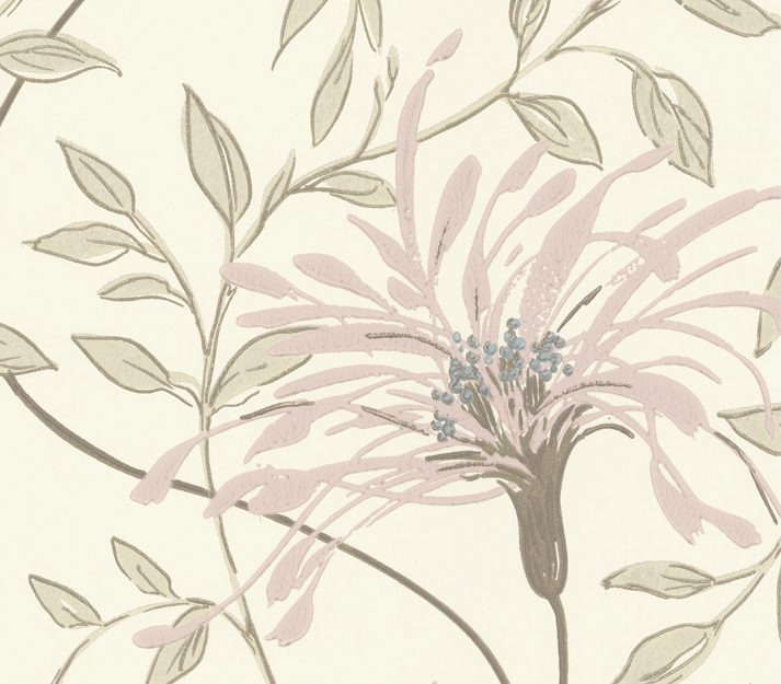 Fairhaven, Pink Luxury Floral, 1838 Wallcoverings, 5.3mp / rola