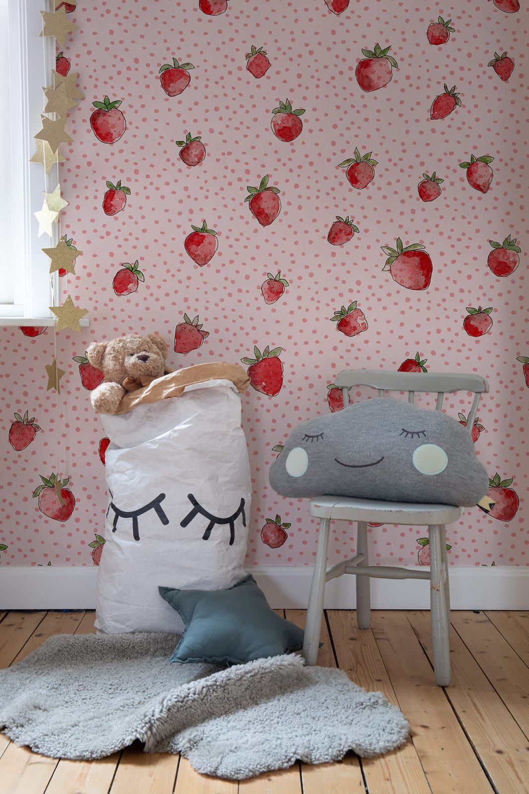 Berry Cute, Pink, Rebel Walls 3