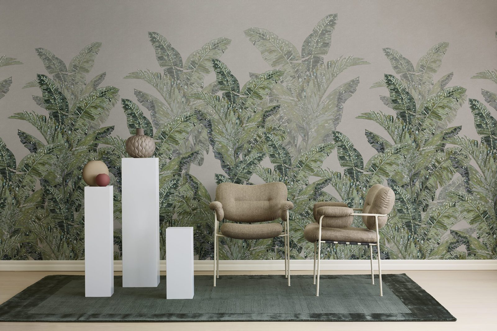 Jungle Pearl, Beige, Rebel Walls 3