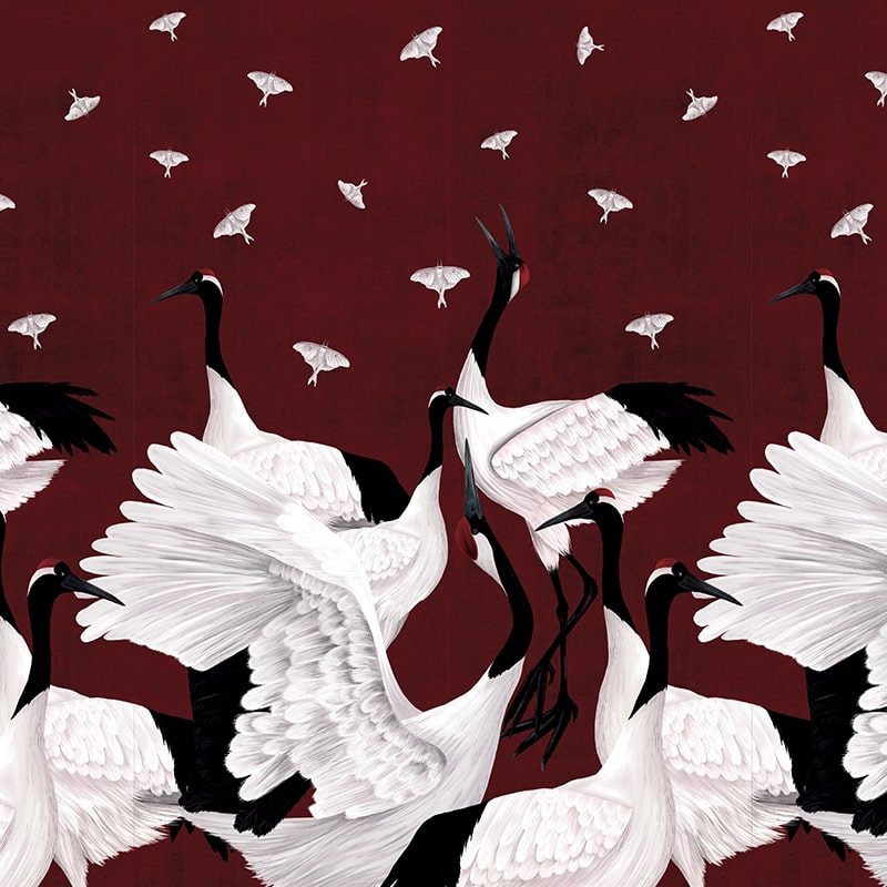 Grus Japonesis in Burgundy, VLAdiLA