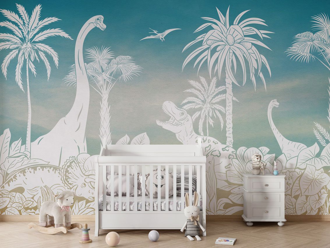 Monochrome Dino - Blue Sky, Kikki Belle 2