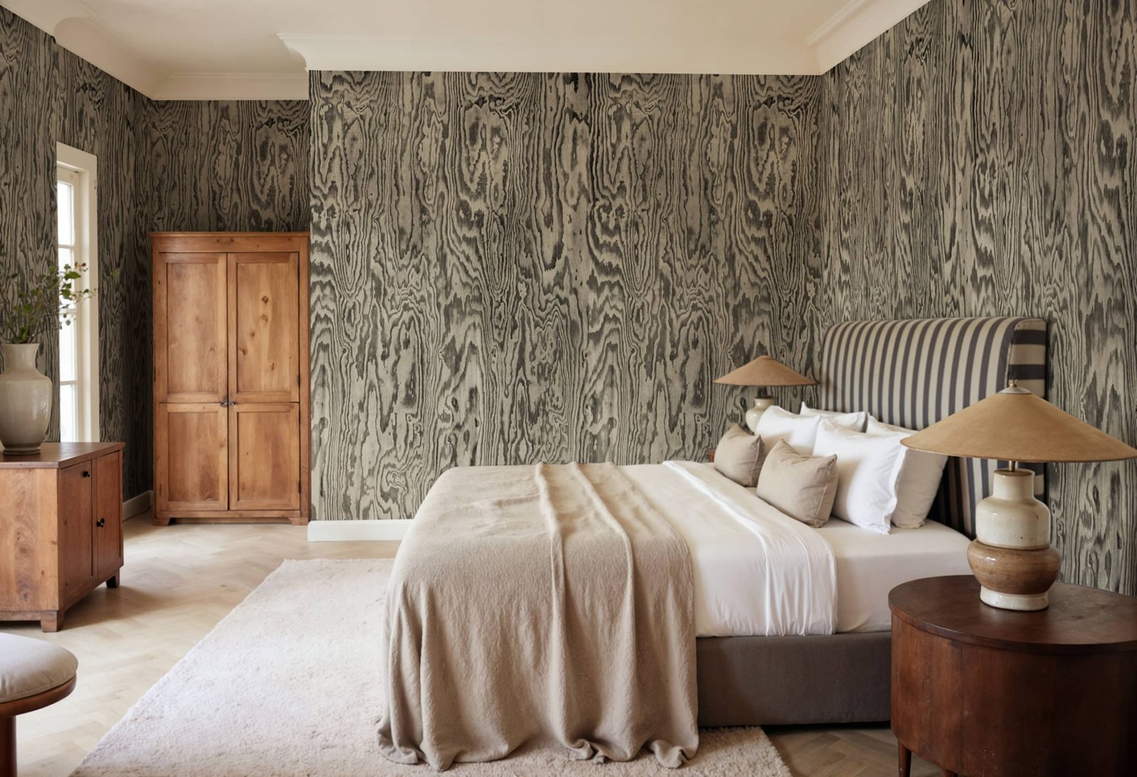 Wood Shades, Gray, Rebel Walls 3