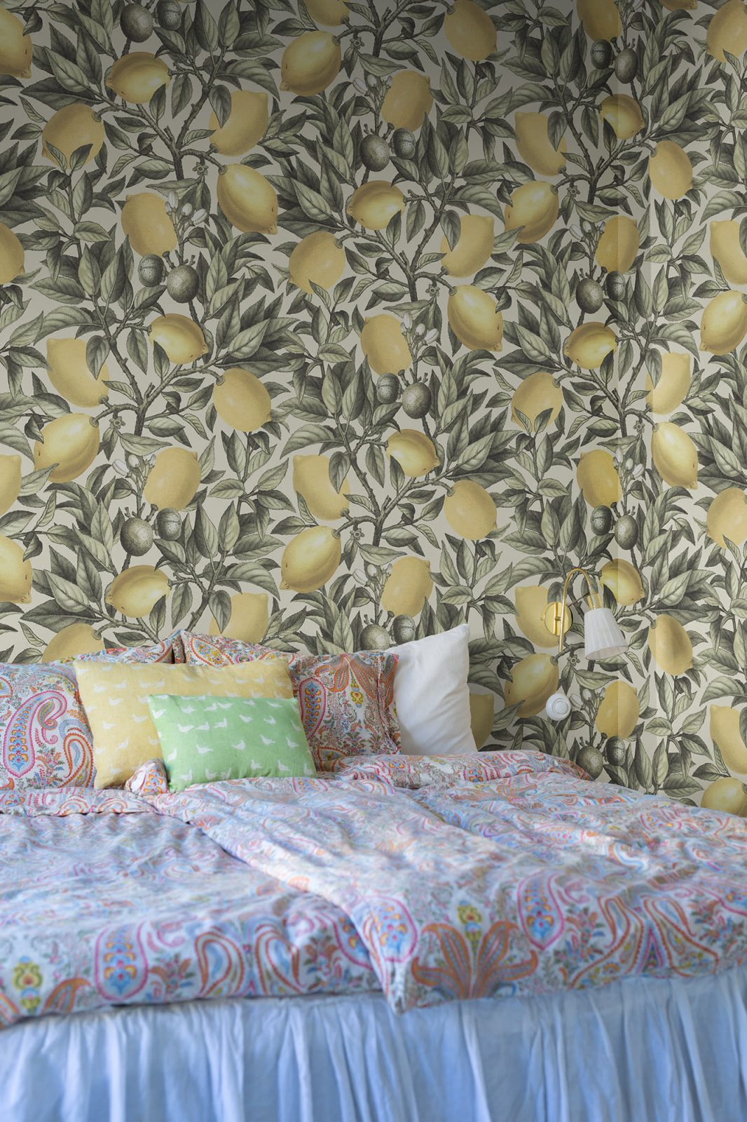 Lemon Tree, Light Green, Rebel Walls 2