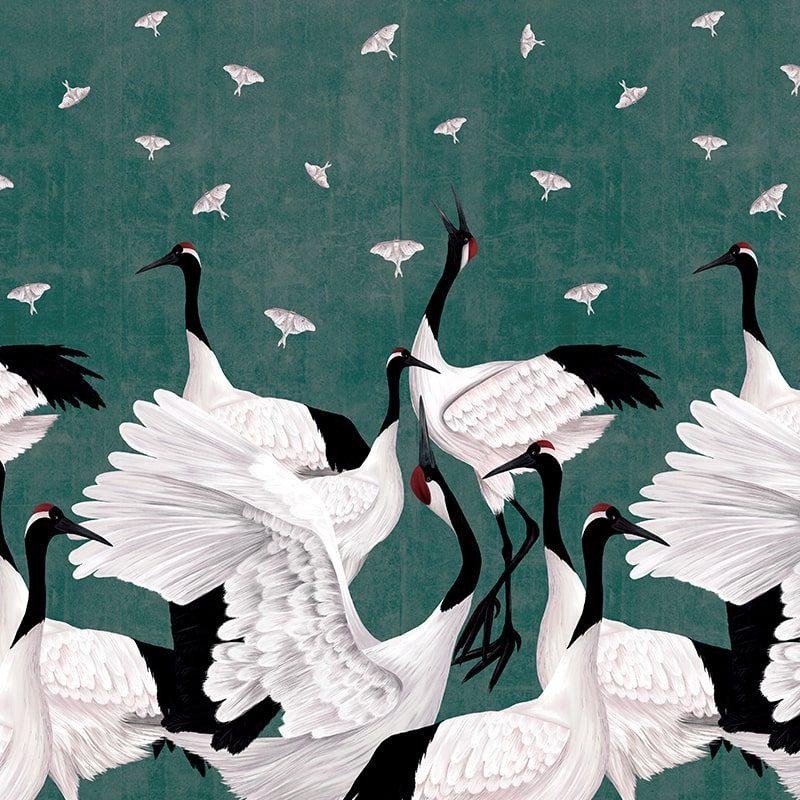 Grus Japonesis in Green, VLAdiLA