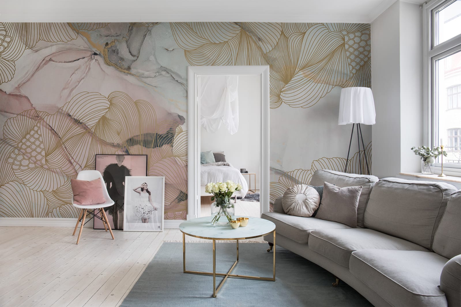 Opulence, Pink Marble, Rebel Walls 3