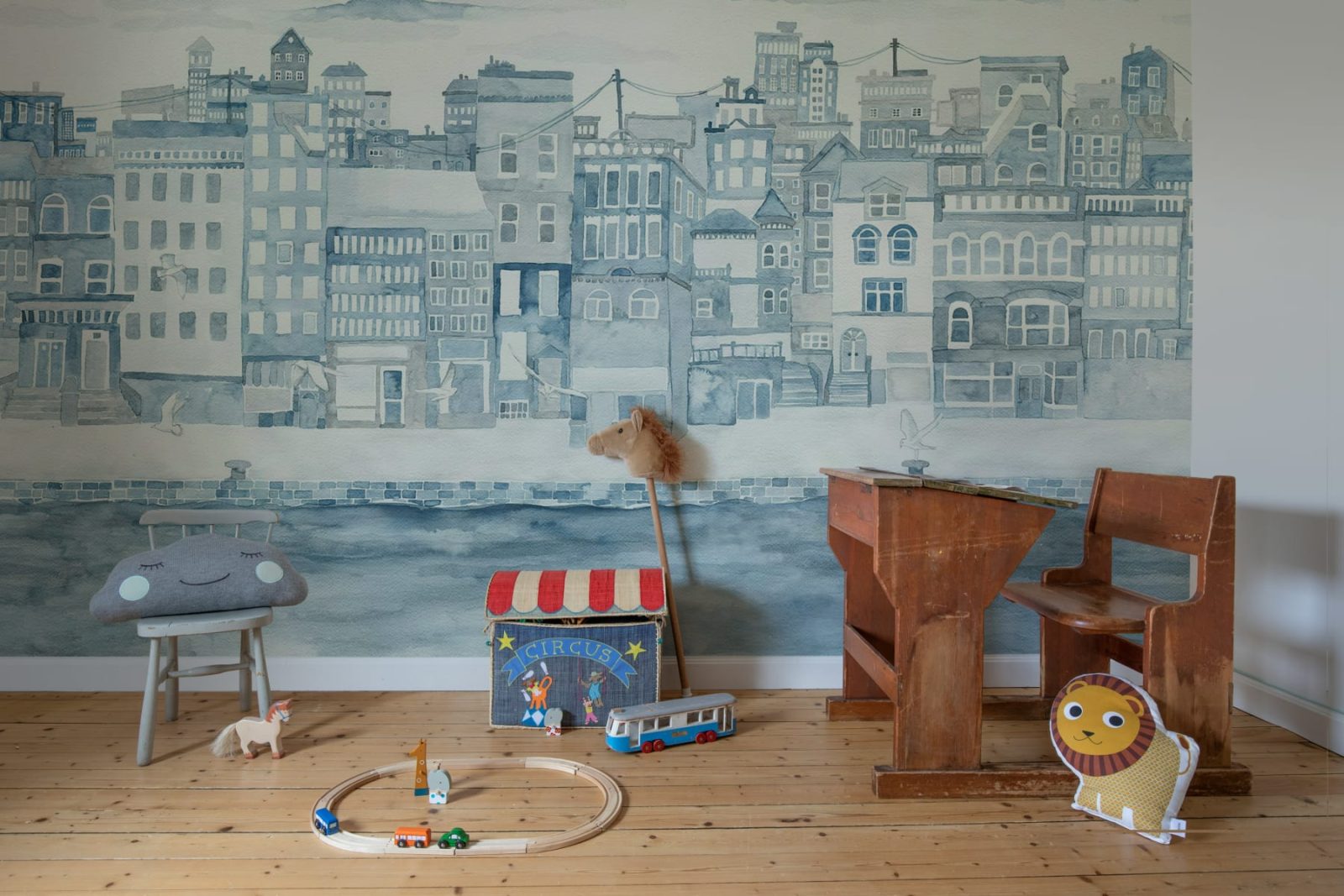 Harbour, Blue, Rebel Walls 2