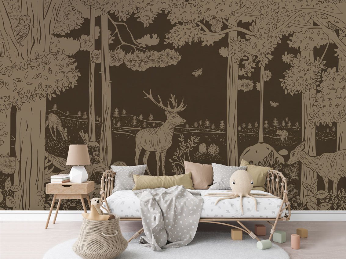 Monochrome Forest - Brown Vintage, Kikki Belle 3