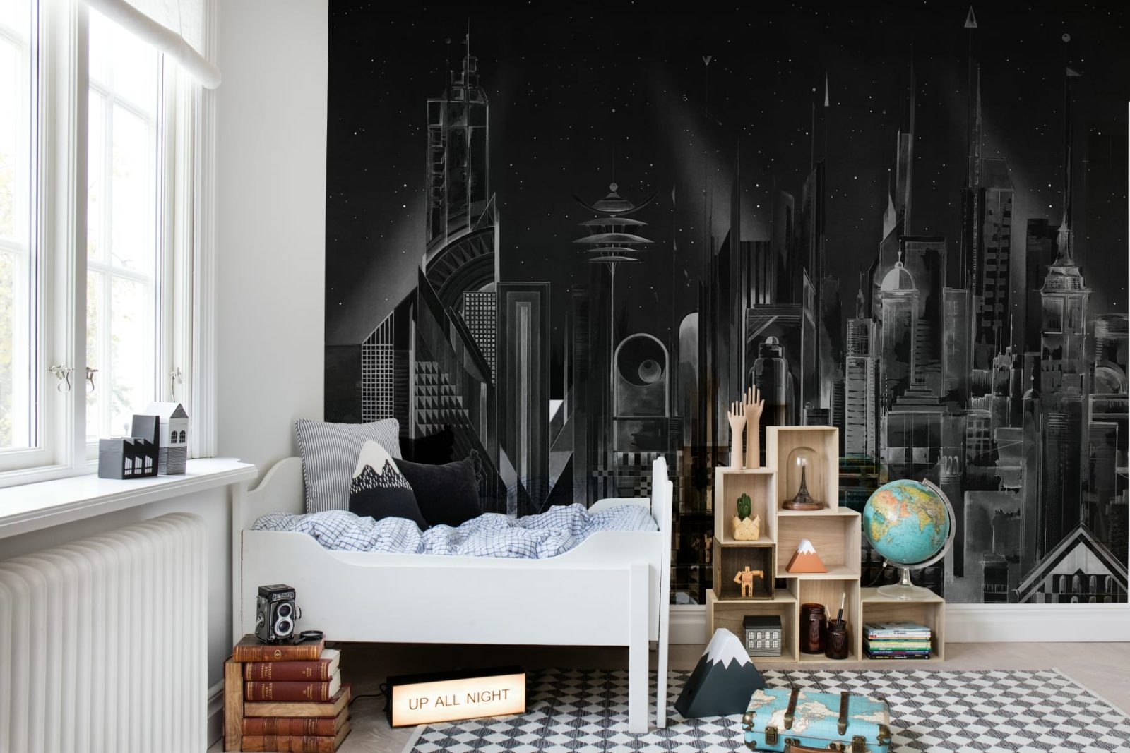 Sci-Fi Town, Black, Rebel Walls 2