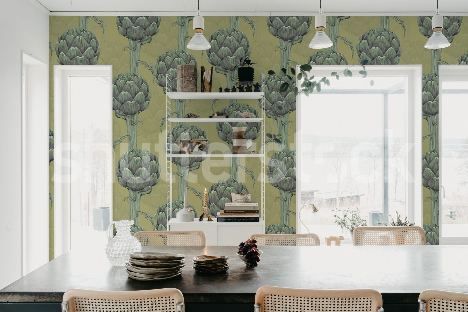 Cynara Grace, Soft Green, Rebel Walls 3