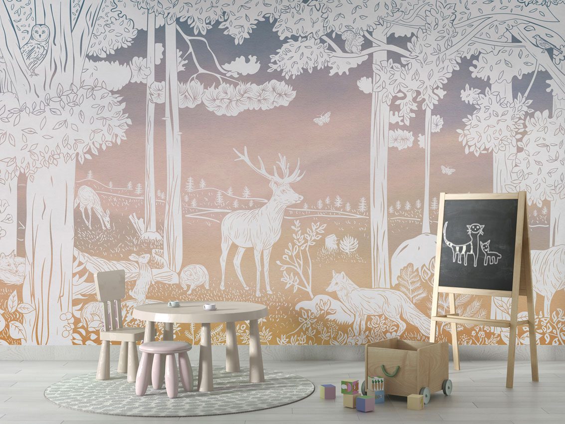 Monochrome Forest - Pink Sky, Kikki Belle 4