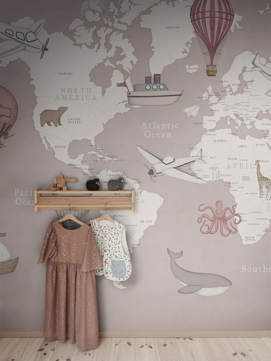 Playful World, Light Pink, Rebel Walls 3