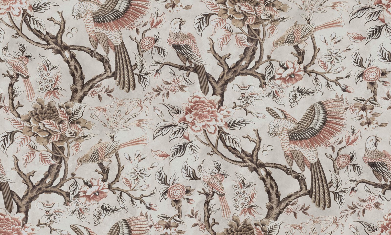 Wings in Bloom, Beige, Rebel Walls