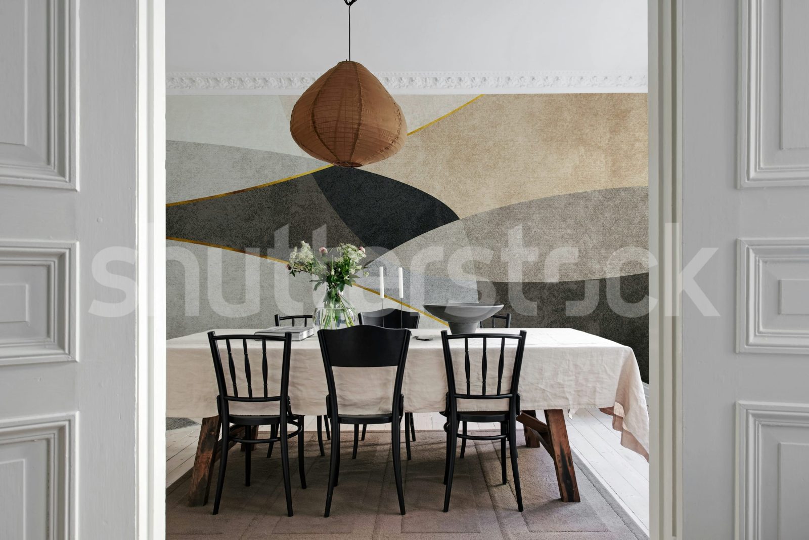 Shapes and Forms, Beige, Rebel Walls 3