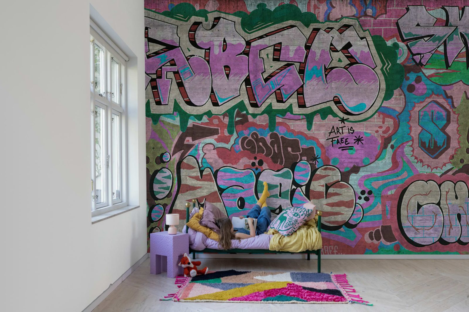 Graffiti, Pastel, Rebel Walls 2