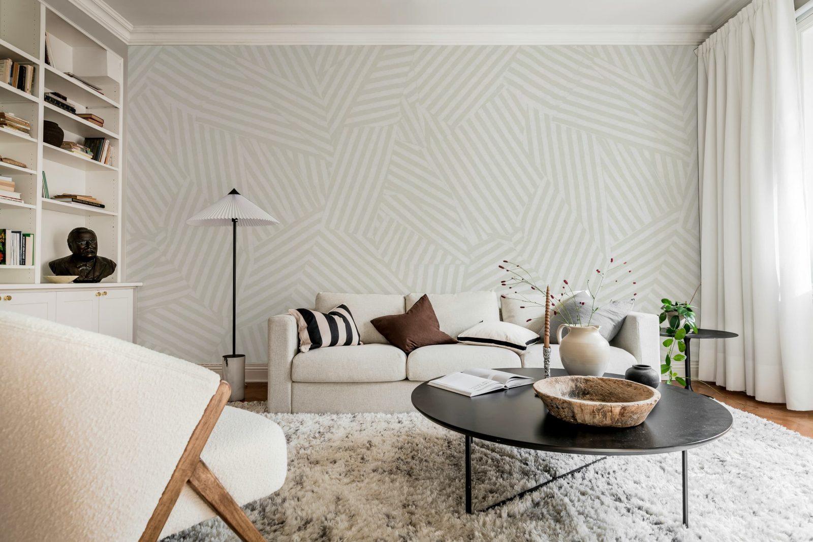 Abstract Weave, Beige, Rebel Walls 2