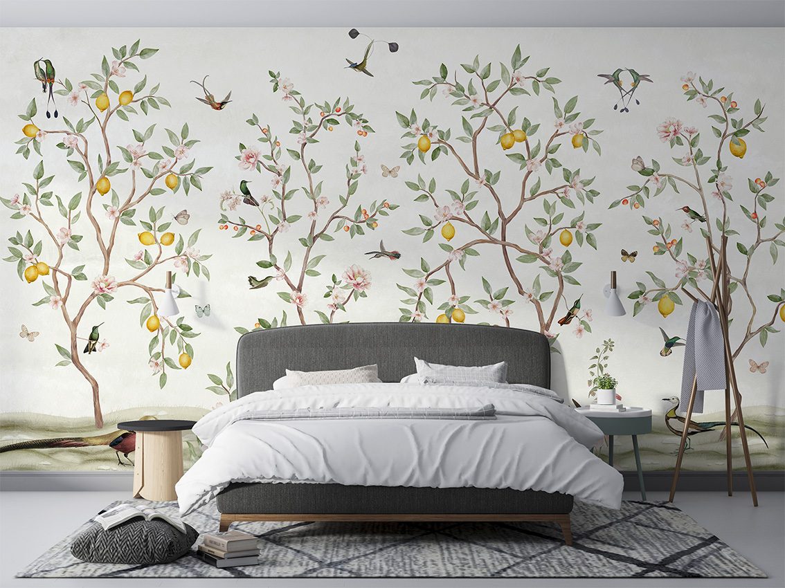Lemon Tree Chinoiserie - White, Sir Edward 2