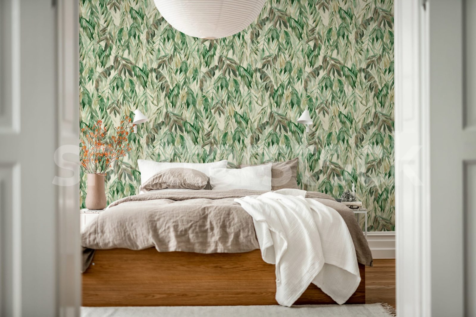 Hanging Branches, Warm Green, Rebel Walls 3
