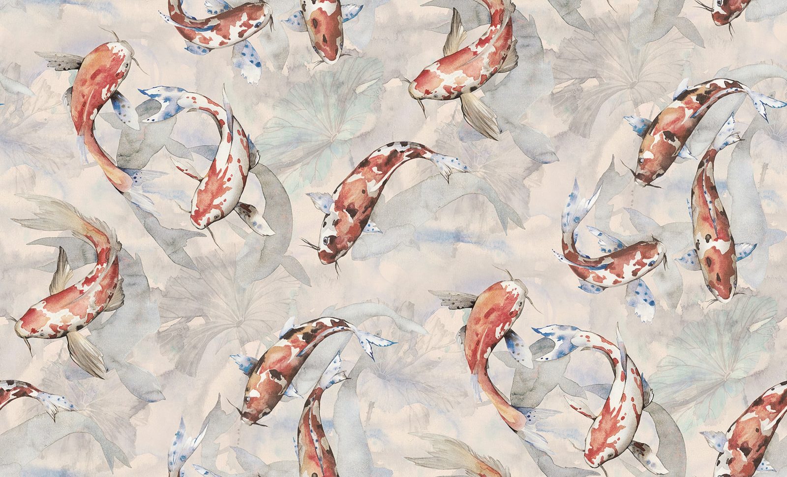 Koi, Coral, Rebel Walls