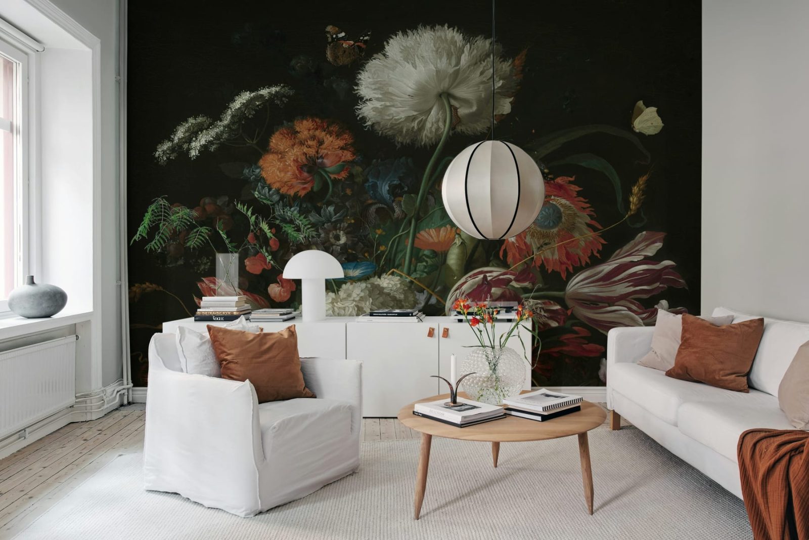 Bold Bouquet, Red, Rebel Walls 3