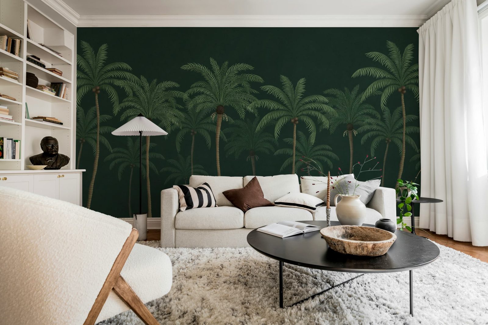 Palm Parade, Black, Rebel Walls 2