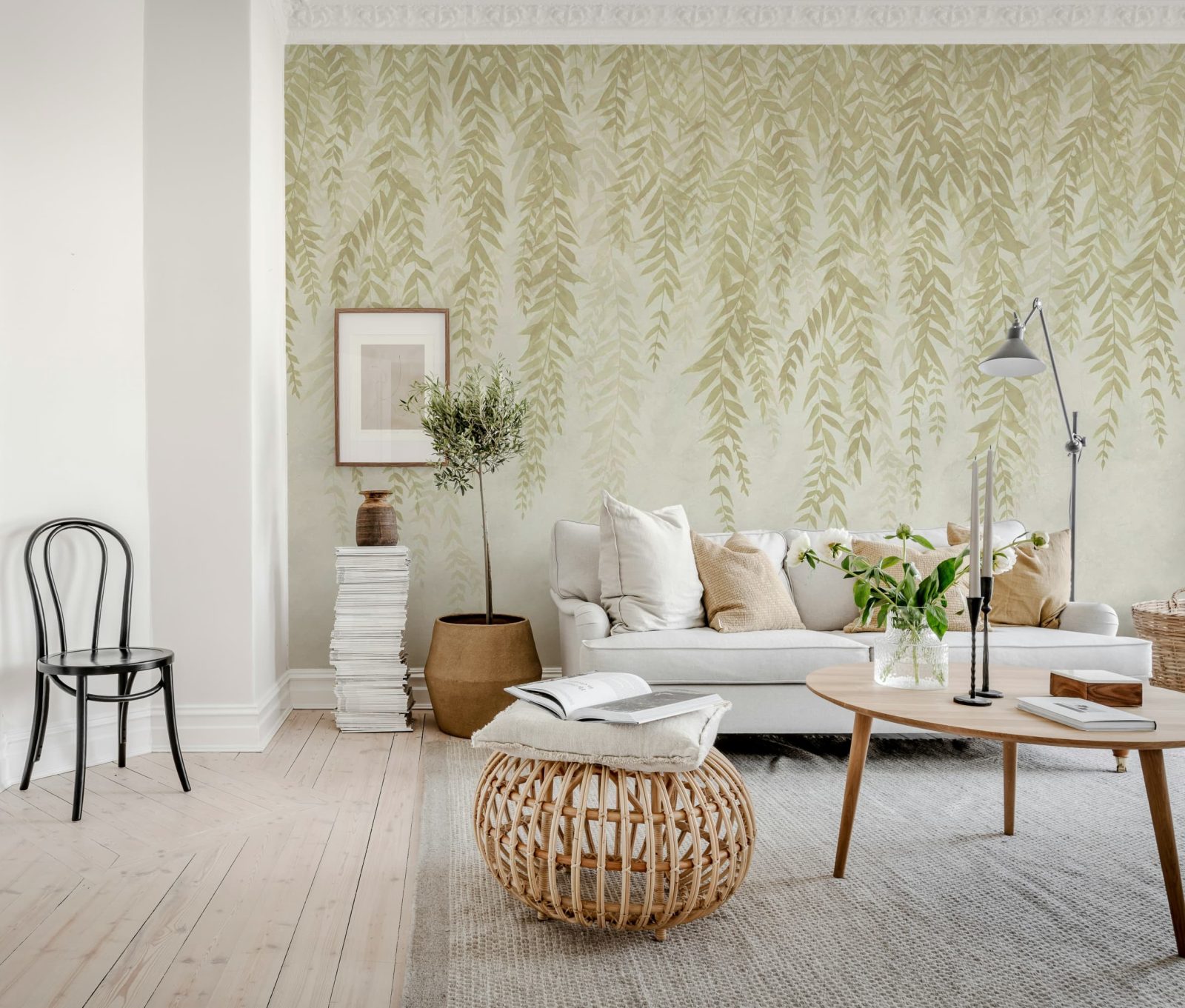 Whispers of Bamboo, Beige, Rebel Walls 3