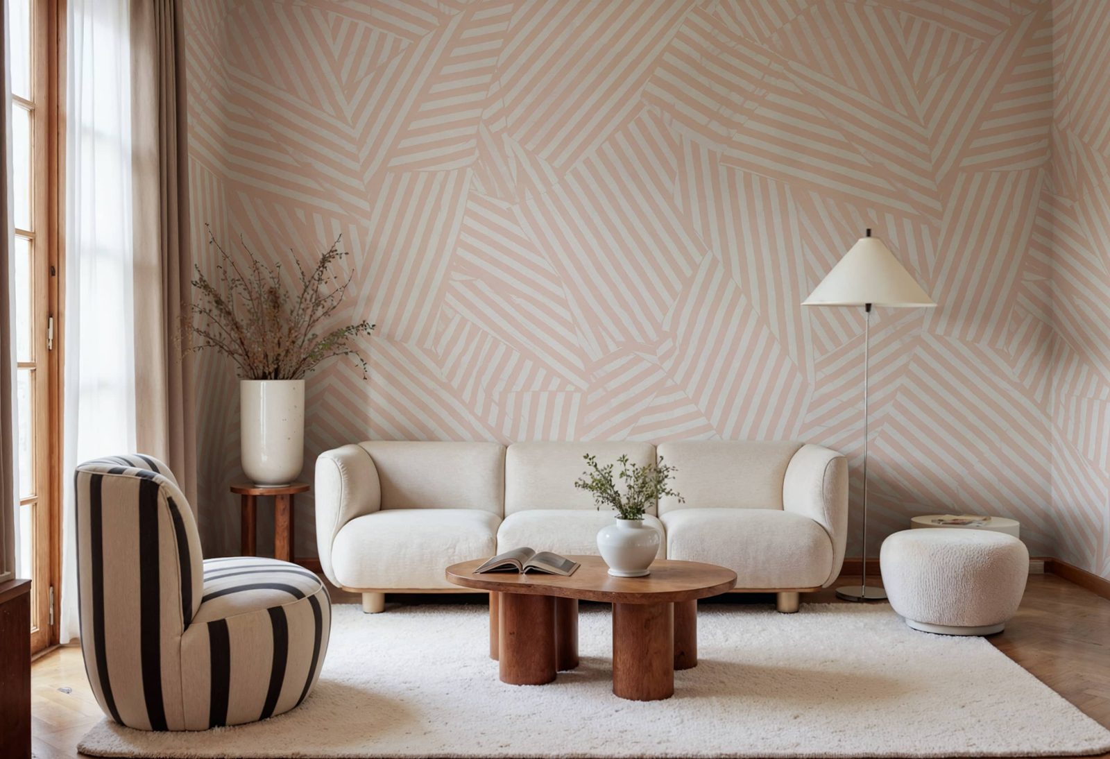 Abstract Weave, Pink, Rebel Walls 3