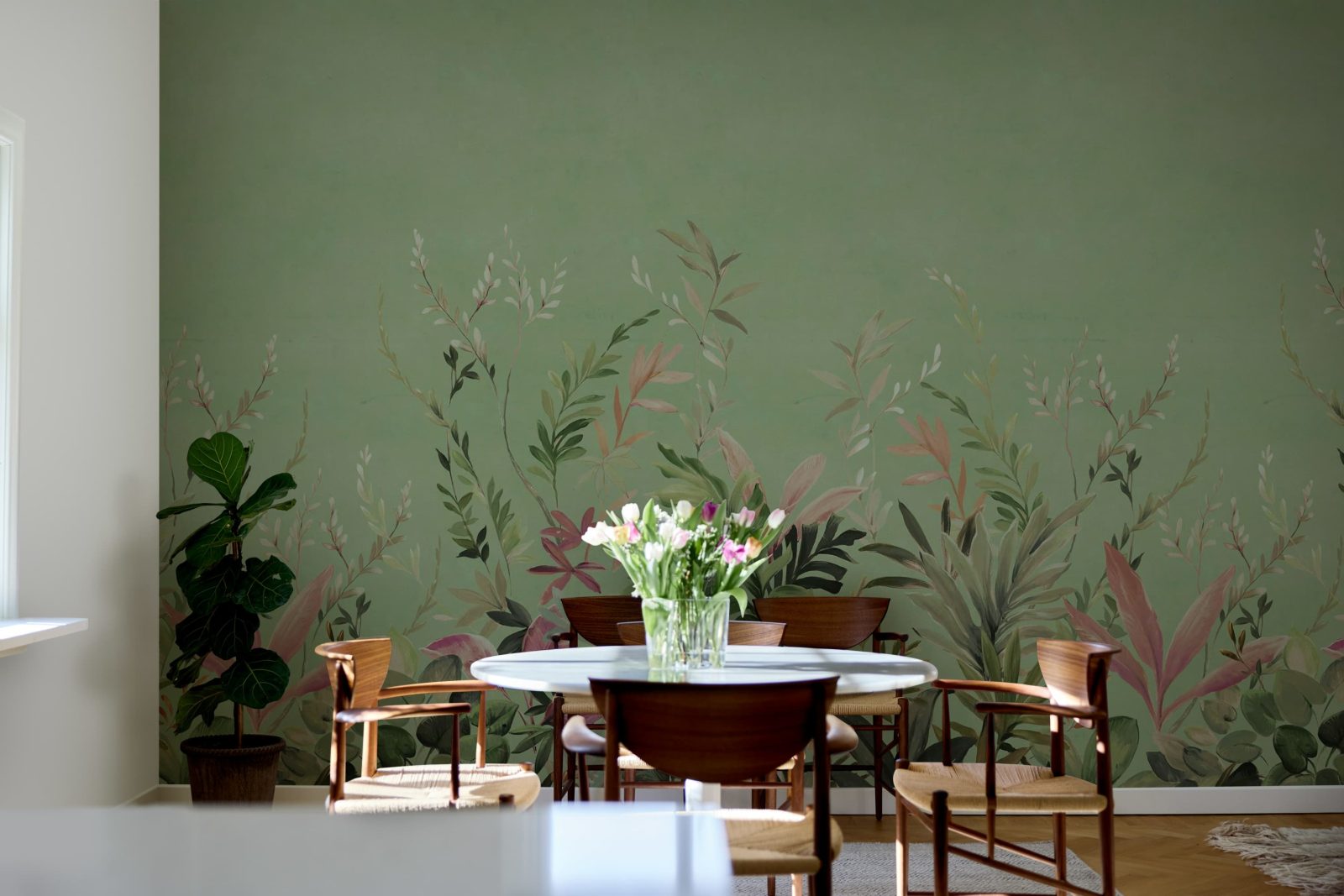 Jungle Meadow, Green, Rebel Walls 3