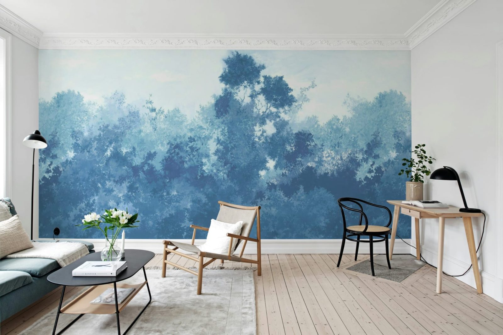 Wood, Blue, Rebel Walls 2