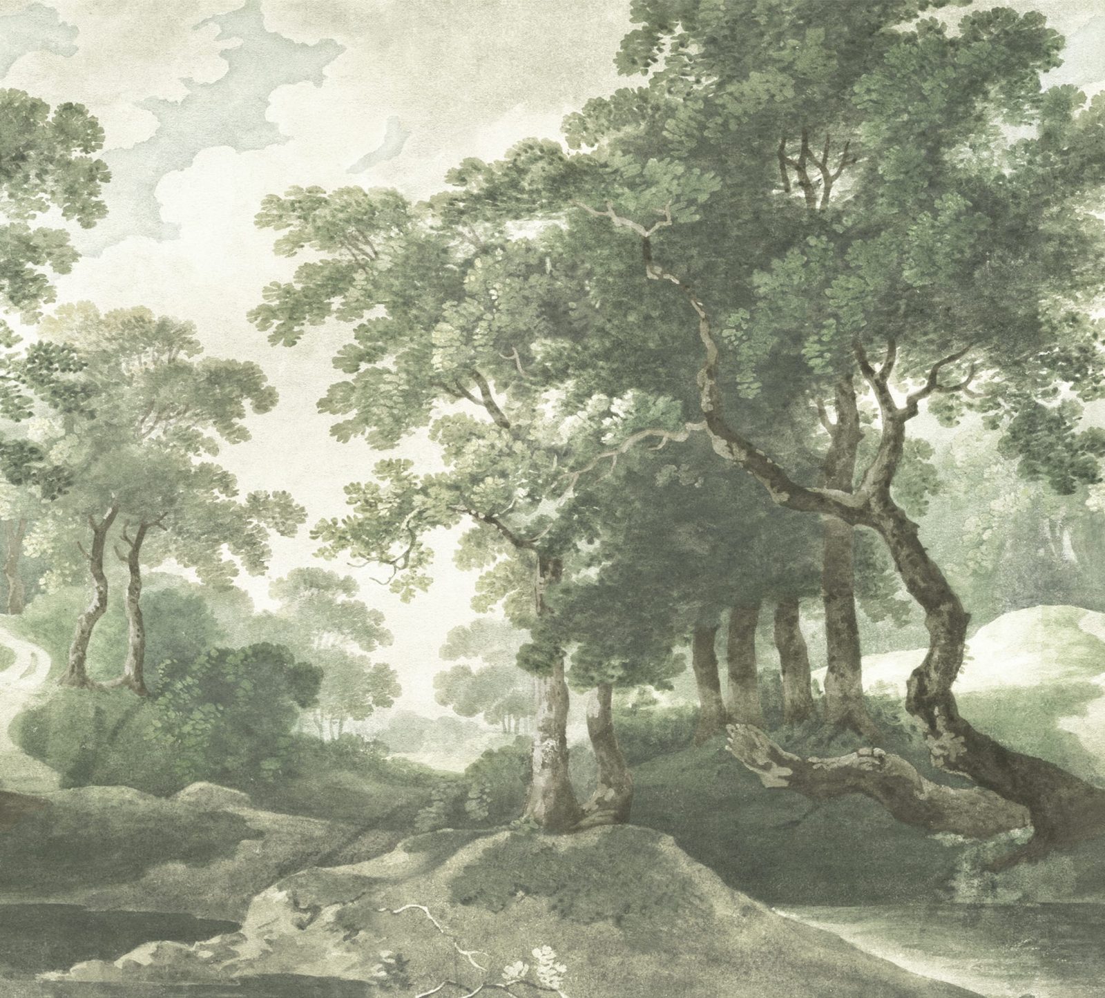The Vintage Grove, Spring Green, Rebel Walls