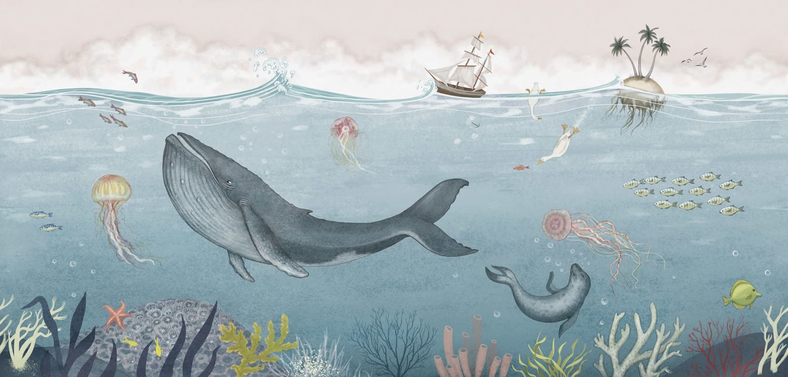 Under the Sea, Blue, Rebel Walls