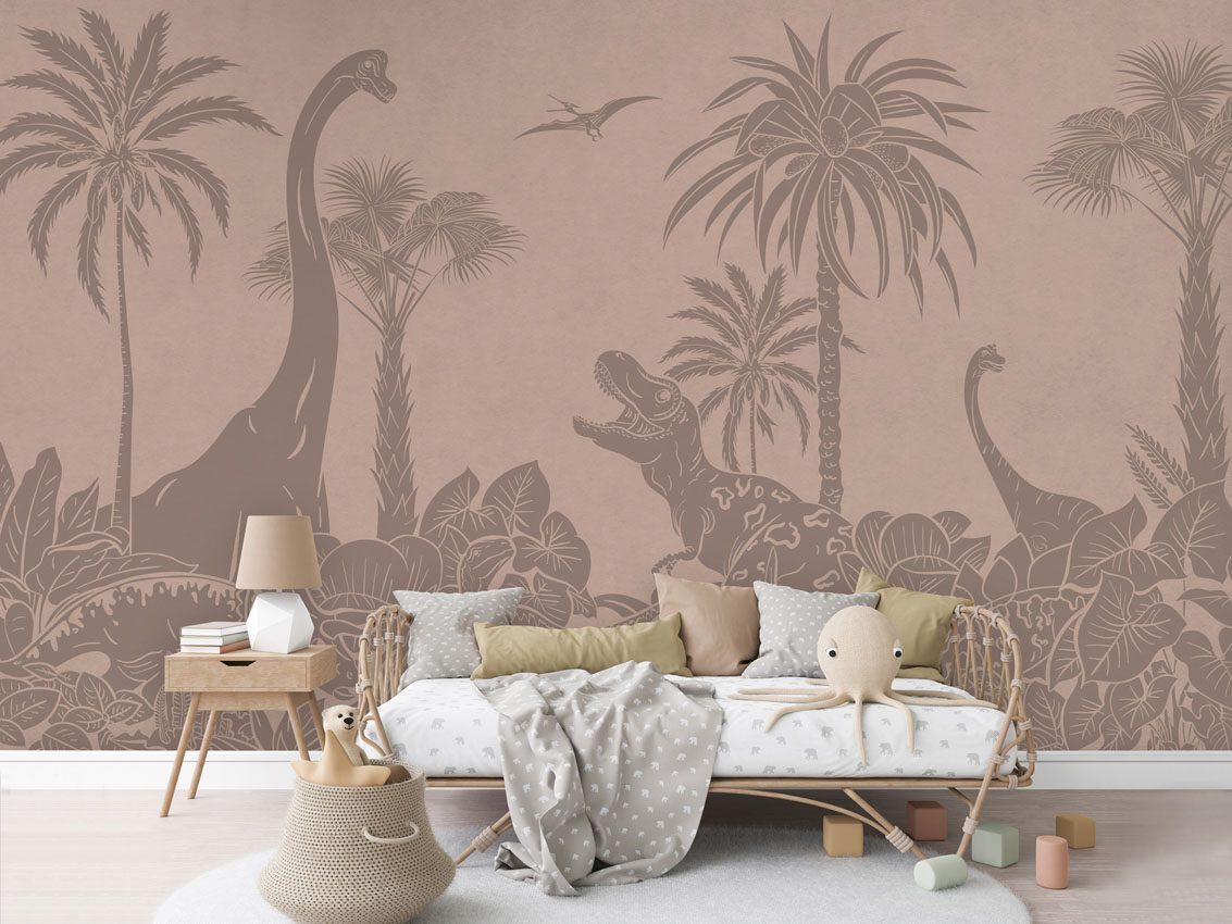 Monochrome Dino - Pink Vintage, Kikki Belle 3