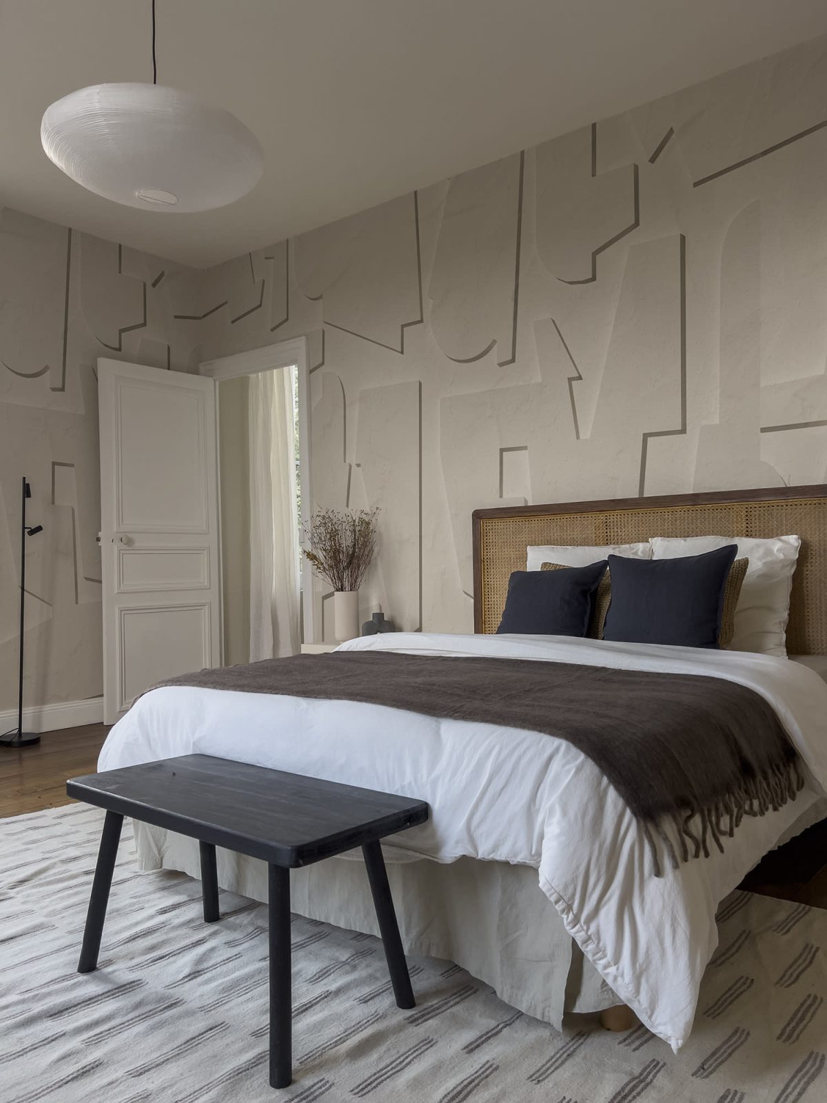 Abstract Wood, Beige, Rebel Walls 3