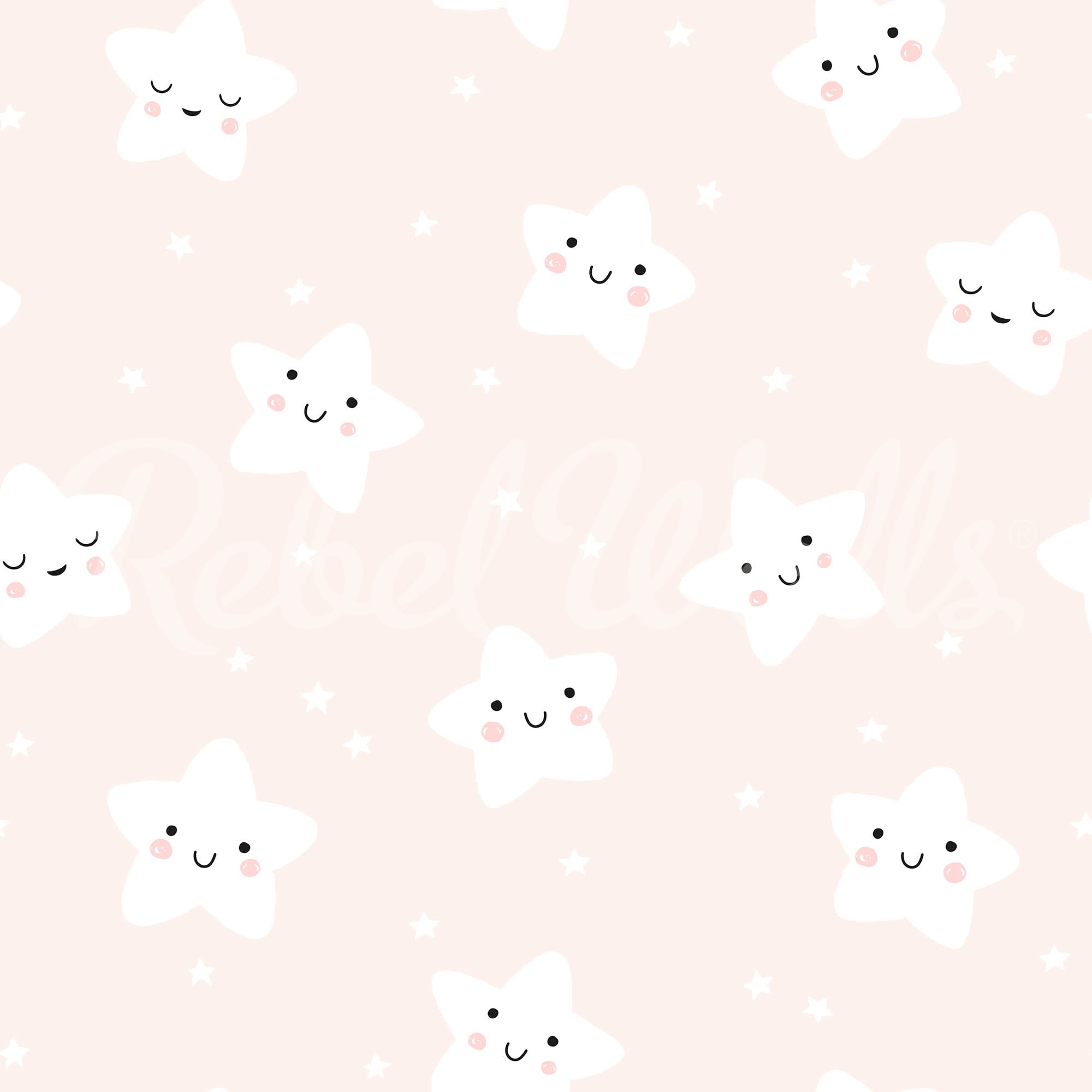 Cute Stars, Peach, Rebel Walls