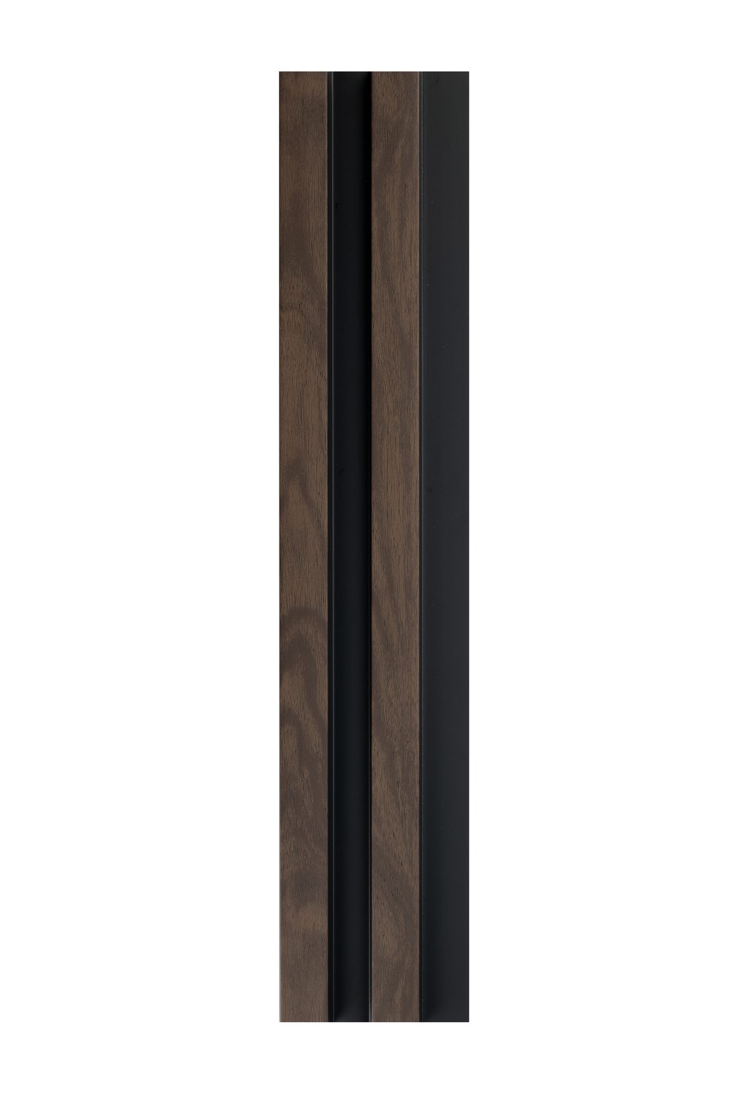 Profil stânga pentru riflaj decorativ 3D Vasco, Walnut, 270x6.2cm, Lamelio