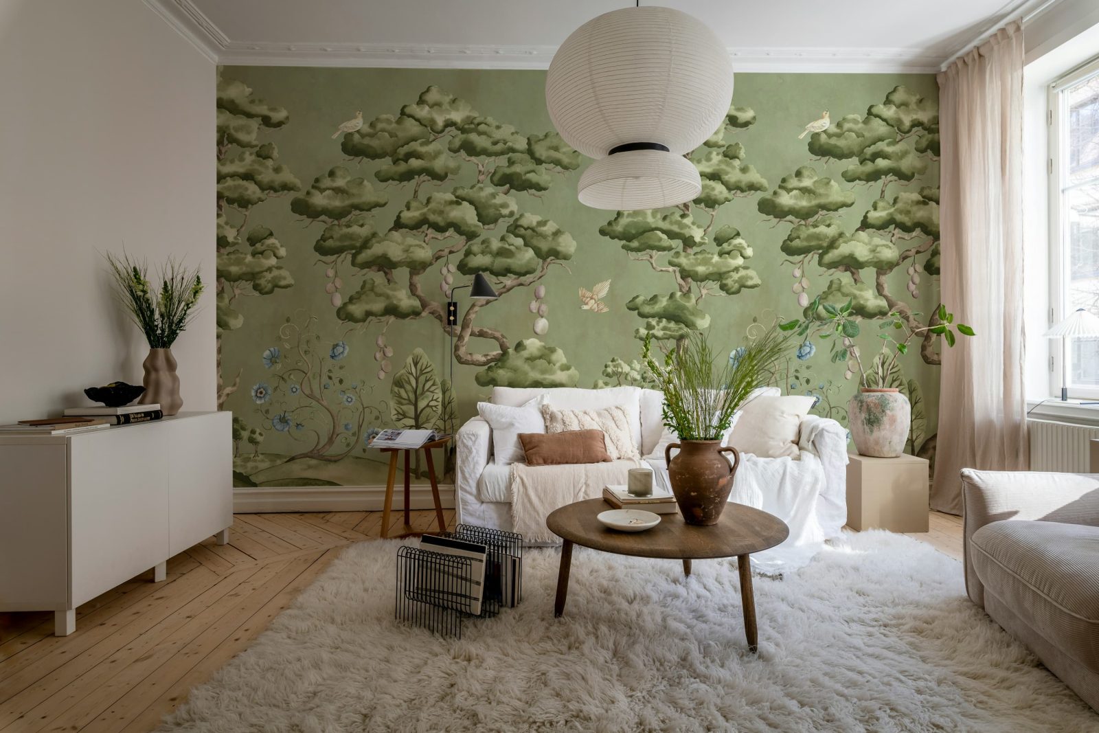 Forest Poem, Green, Rebel Walls 3