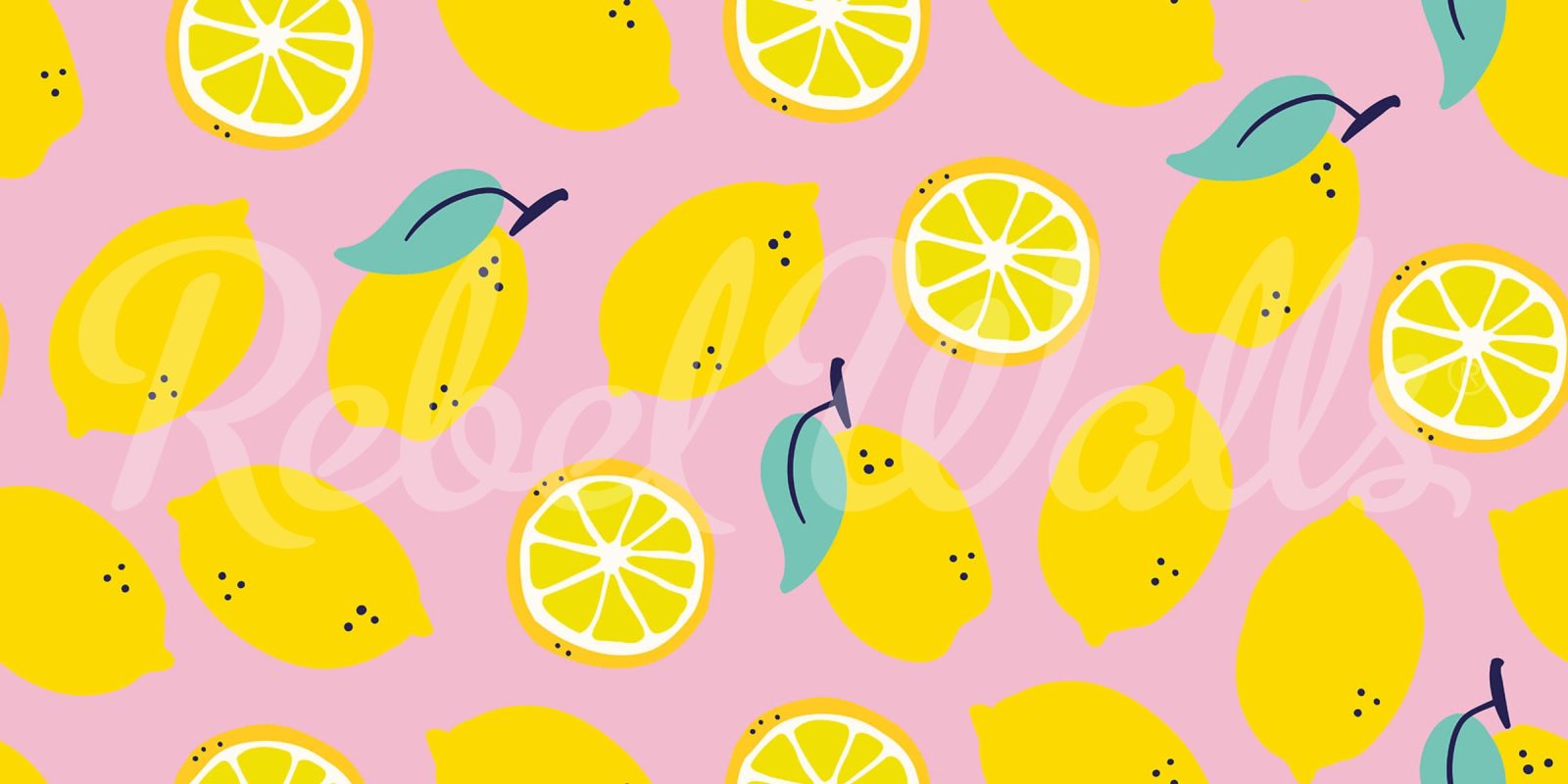 Lemons, Pink, Rebel Walls