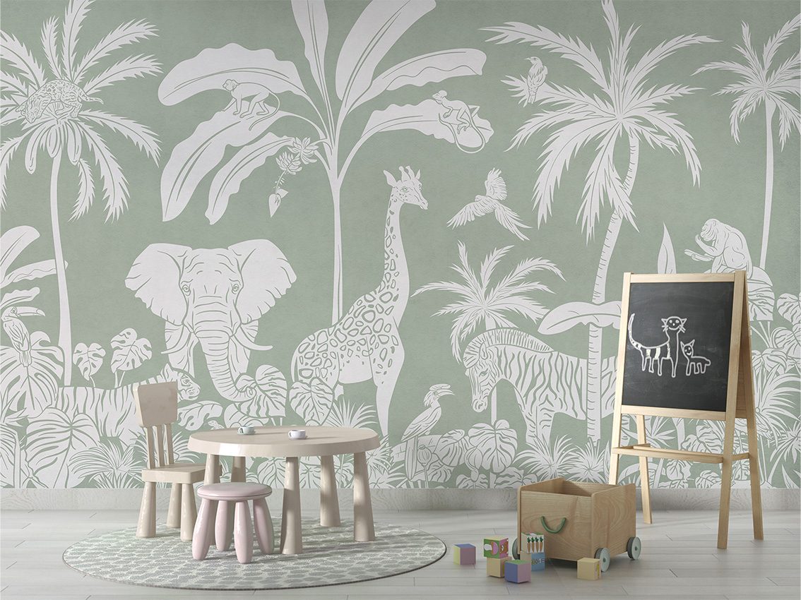 Monochrome Jungle - Green, Kikki Belle 4