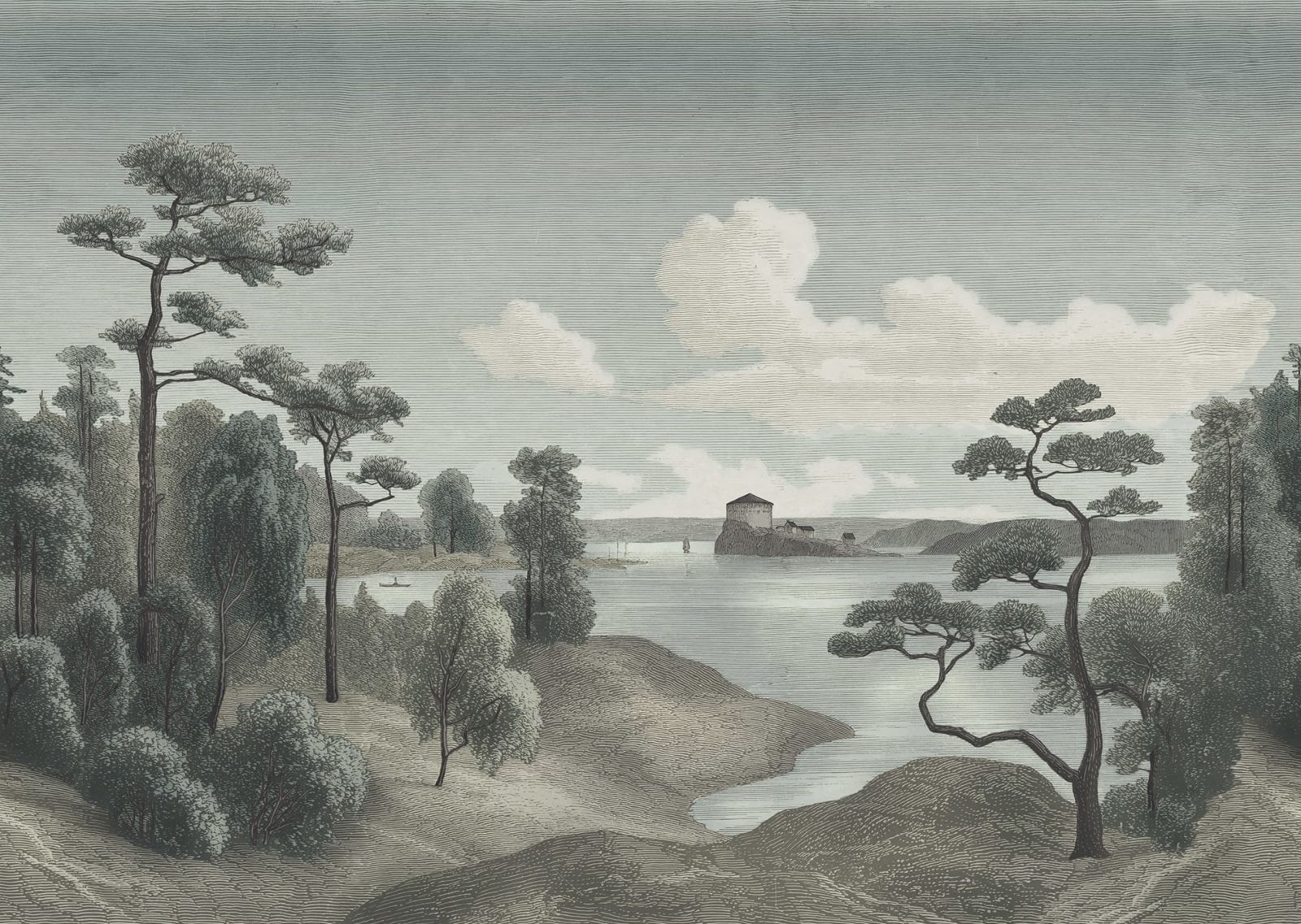 Lake View, Blue, Rebel Walls