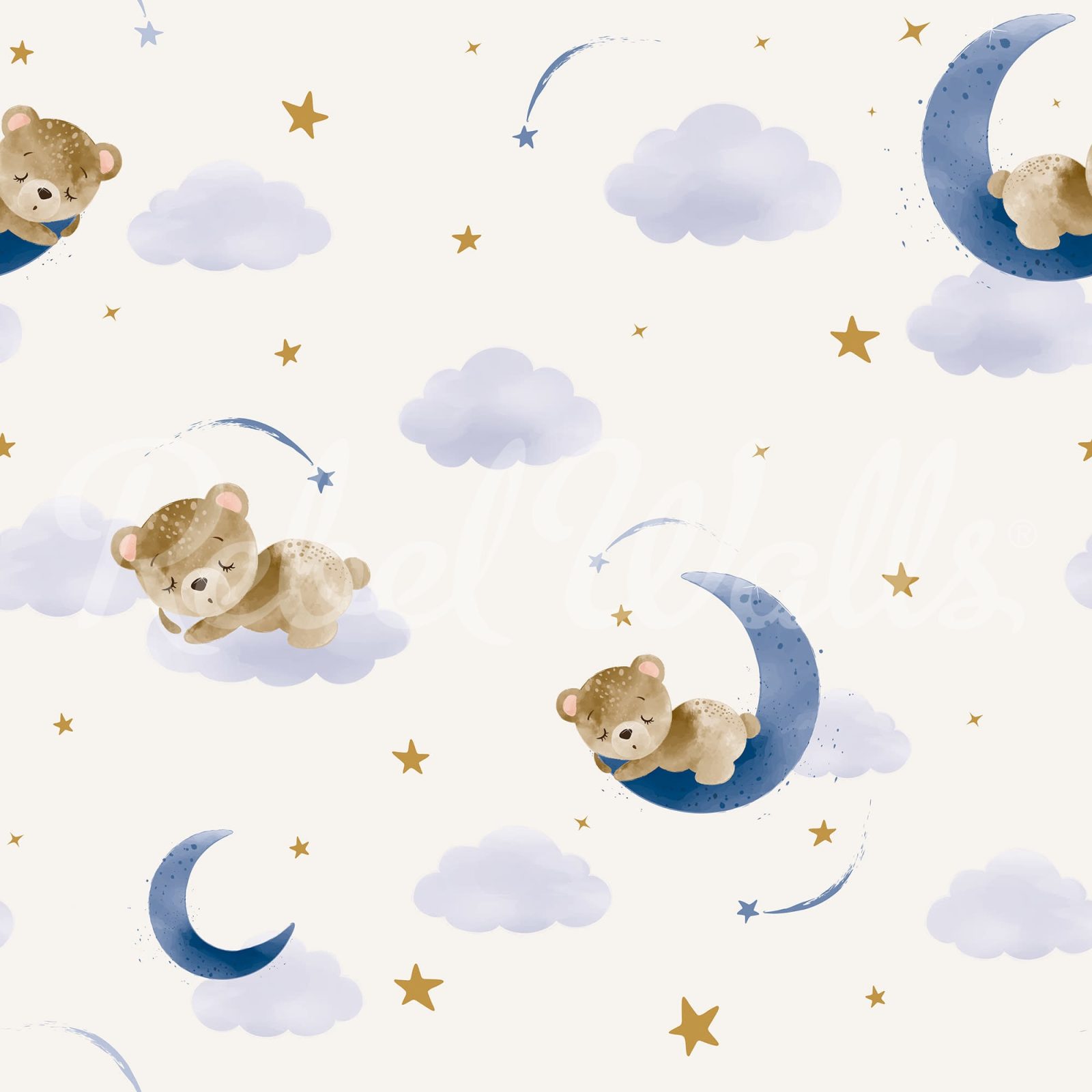 Sleepy Bear, Sky Blue, Rebel Walls