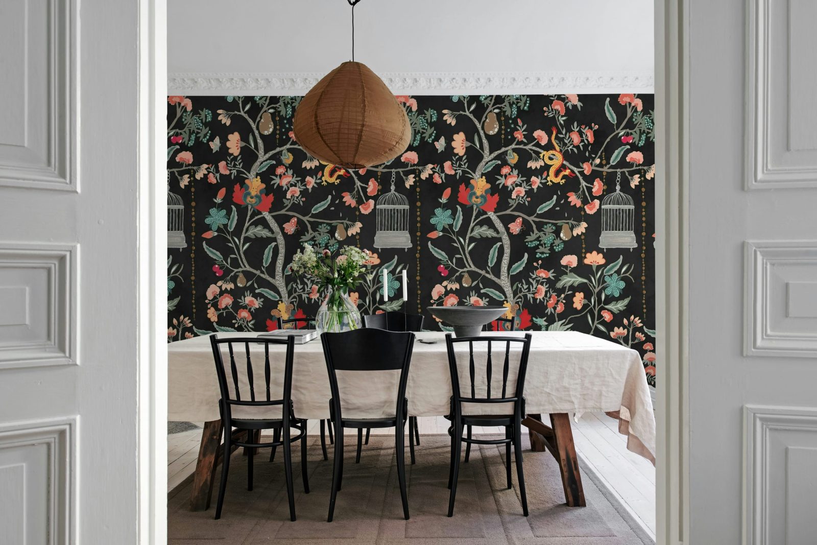 Mystic Garden, Black, Rebel Walls 2