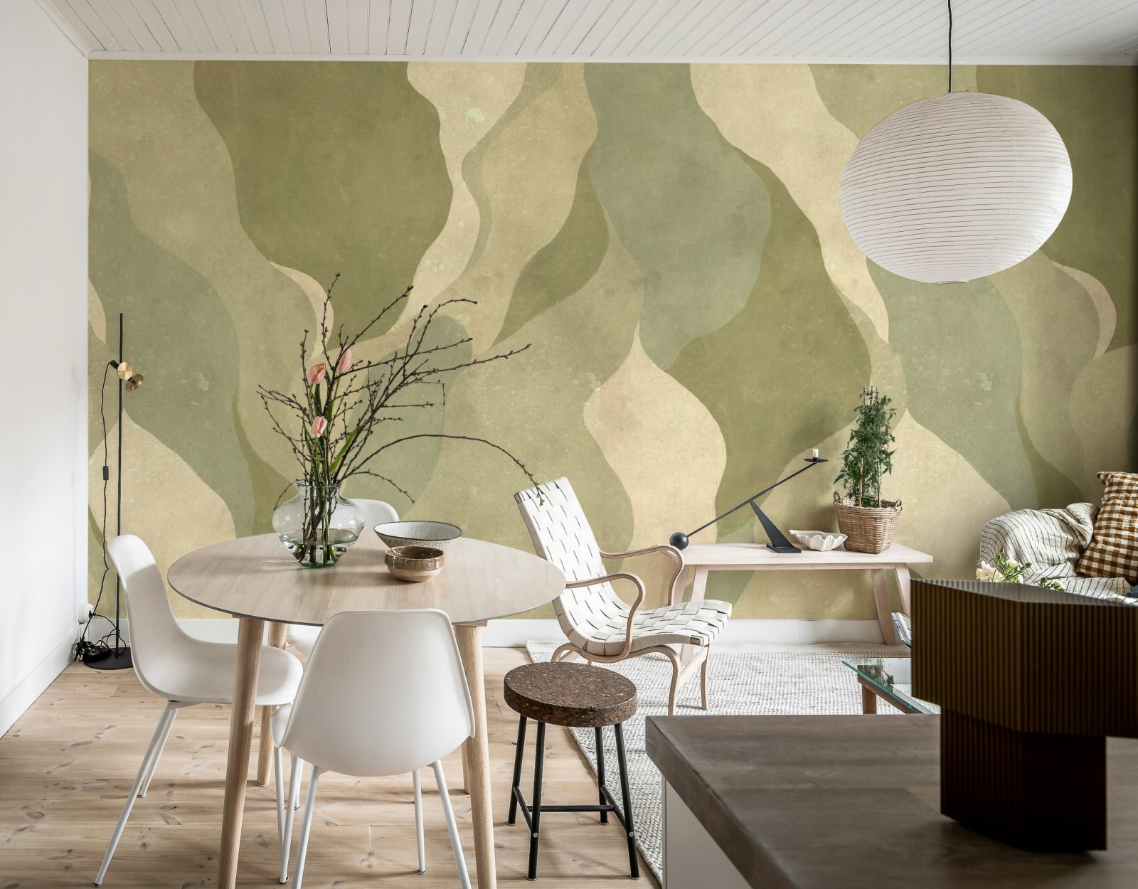 Flowing Forms, Green, Rebel Walls 2